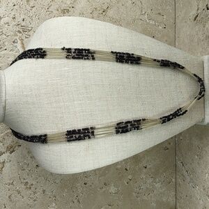Artisan Crafted Glass Seed Bead Necklace